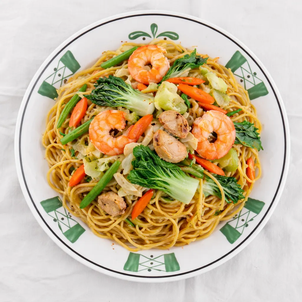 Delicious Miki-Bihon Guisado at Juvian's Restaurant in Waterford, Winnipeg, MB